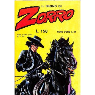 SEGNO DI ZORRO 1976 n. 20 Blisterato + Miciolino n.24