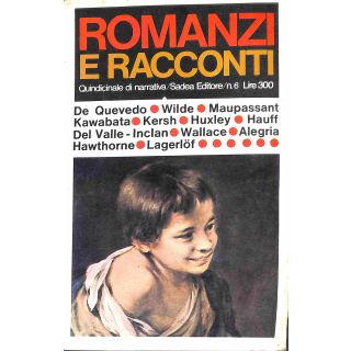 ROMANZI E RACCONTI 1966 n. 6 con Huxley, Wilde, Wallace