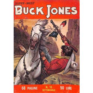BUCK JONES 1963 n. 10 Super West