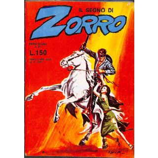 SEGNO DI ZORRO 1976 n. 21 serie oro