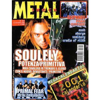METAL SHOCK 2000 n. 324 con Soulfly