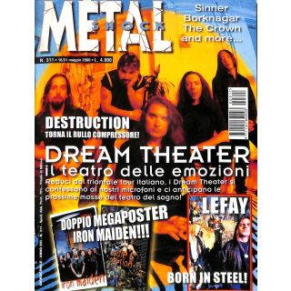 METAL SHOCK 2000 n. 311 con Dream Theater