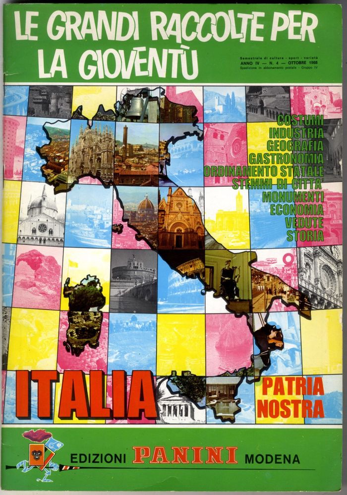 ITALIA PATRIA NOSTRA 1968 Album figurine cpl -1